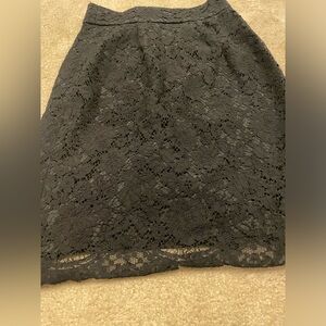 I crew lace pencil skirt